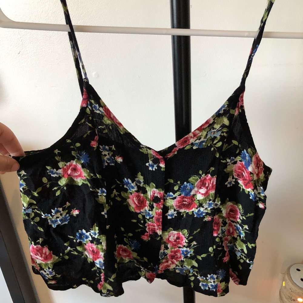 Floral belly shirt